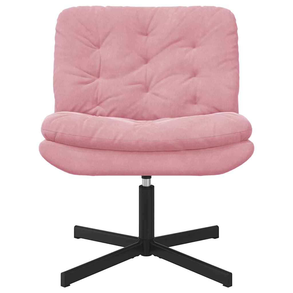 vidaXL Scaun Relaxant Rotativ cu pernă Altele Manual Roz 63 x 75 x 76 cm Catifea vidaXL Scaun Relaxant Rotativ cu pernă Altele Manual Roz 63 x 75 x 76 cm Catifea