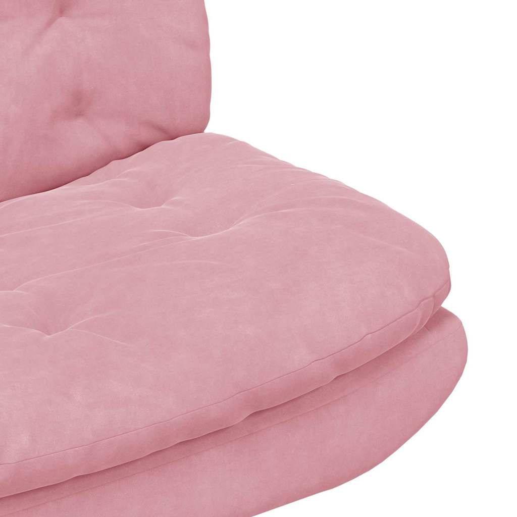 vidaXL Scaun Relaxant Rotativ cu pernă Altele Manual Roz 63 x 75 x 76 cm Catifea vidaXL Scaun Relaxant Rotativ cu pernă Altele Manual Roz 63 x 75 x 76 cm Catifea