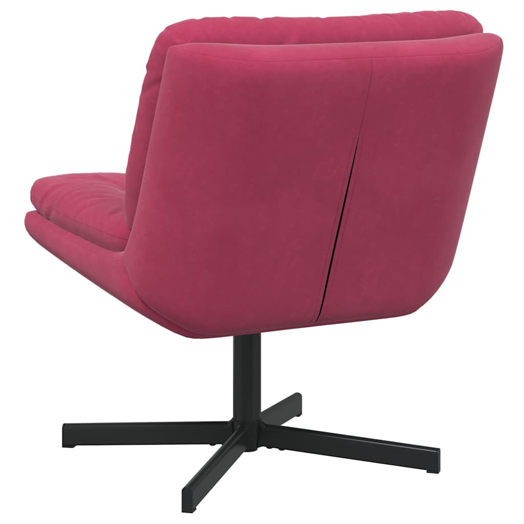 vidaXL Scaun Relaxant Rotativ cu pernă Altele Manual bordo 63 x 75 x 76 cm Catifea vidaXL Scaun Relaxant Rotativ cu pernă Altele Manual bordo 63 x 75 x 76 cm Catifea