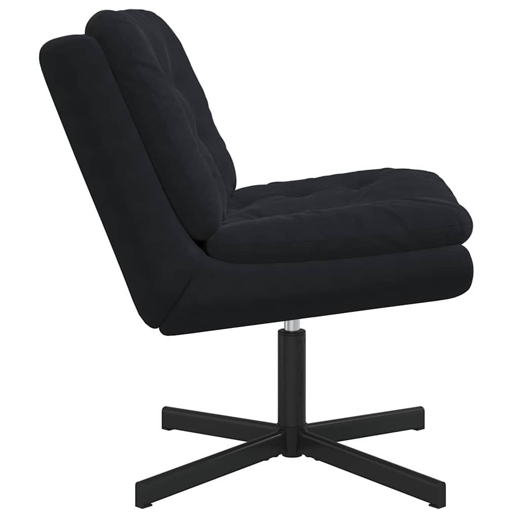 vidaXL Scaun Relaxant Rotativ cu pernă Altele Manual Negru 63 x 75 x 76 cm Catifea vidaXL Scaun Relaxant Rotativ cu pernă Altele Manual Negru 63 x 75 x 76 cm Catifea