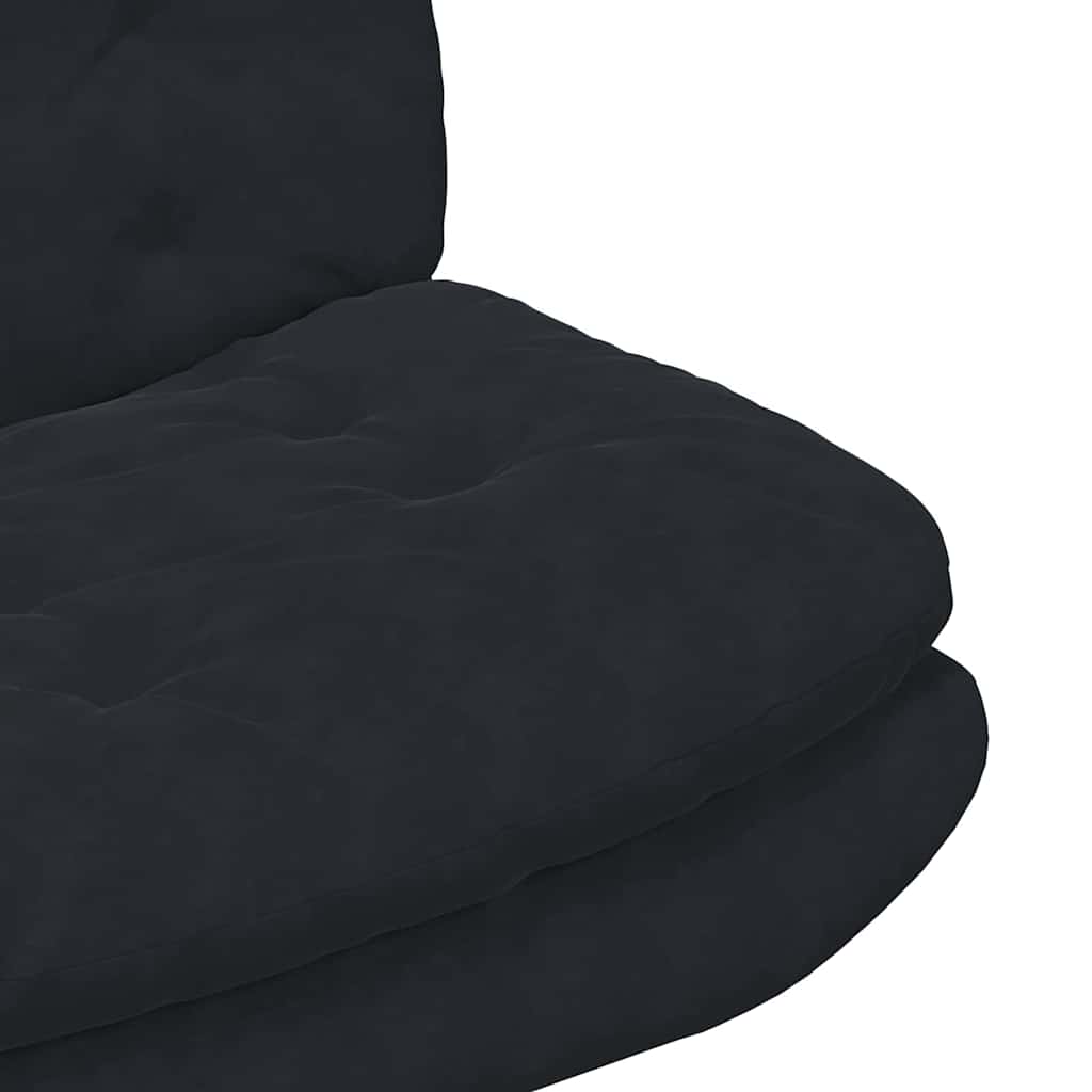 vidaXL Scaun Relaxant Rotativ cu pernă Altele Manual Negru 63 x 75 x 76 cm Catifea vidaXL Scaun Relaxant Rotativ cu pernă Altele Manual Negru 63 x 75 x 76 cm Catifea