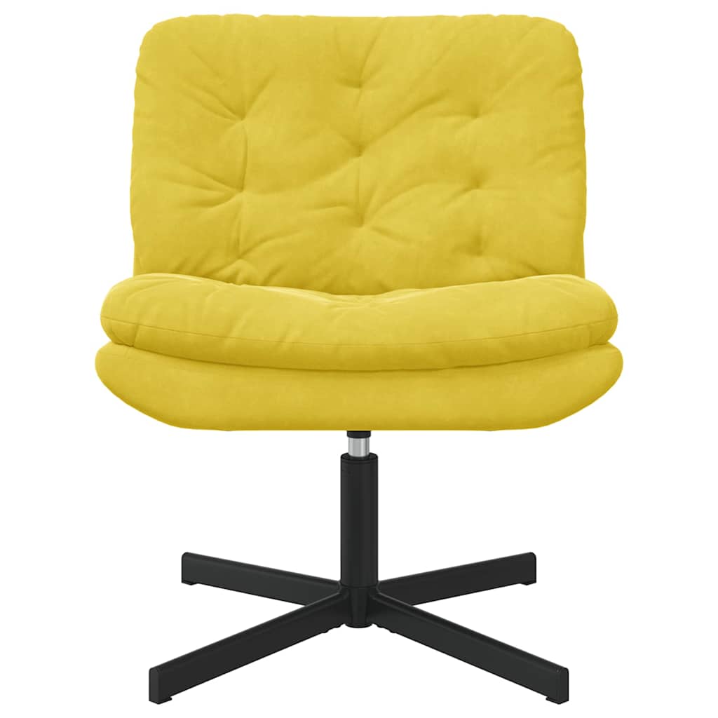 vidaXL Scaun Relaxant Rotativ cu pernă Altele Manual Galben 63 x 75 x 76 cm Catifea vidaXL Scaun Relaxant Rotativ cu pernă Altele Manual Galben 63 x 75 x 76 cm Catifea