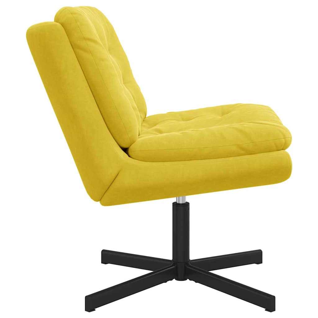 vidaXL Scaun Relaxant Rotativ cu pernă Altele Manual Galben 63 x 75 x 76 cm Catifea vidaXL Scaun Relaxant Rotativ cu pernă Altele Manual Galben 63 x 75 x 76 cm Catifea