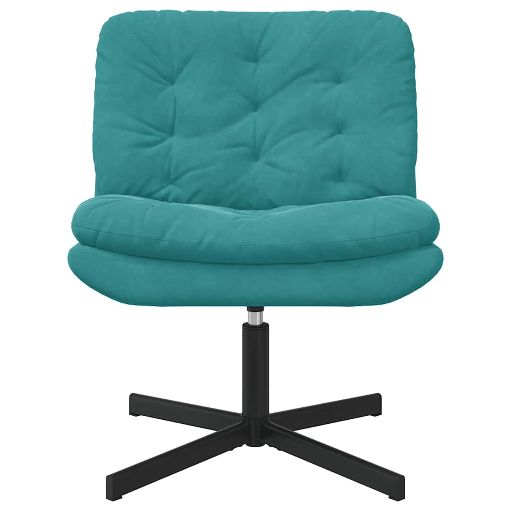 vidaXL Scaun Relaxant Rotativ cu pernă Altele Manual Turcoaz 63 x 75 x 76 cm Catifea vidaXL Scaun Relaxant Rotativ cu pernă Altele Manual Turcoaz 63 x 75 x 76 cm Catifea
