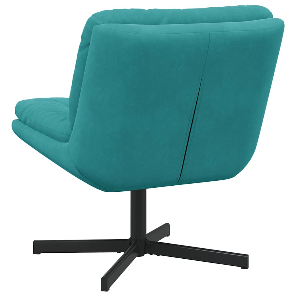 vidaXL Scaun Relaxant Rotativ cu pernă Altele Manual Turcoaz 63 x 75 x 76 cm Catifea vidaXL Scaun Relaxant Rotativ cu pernă Altele Manual Turcoaz 63 x 75 x 76 cm Catifea