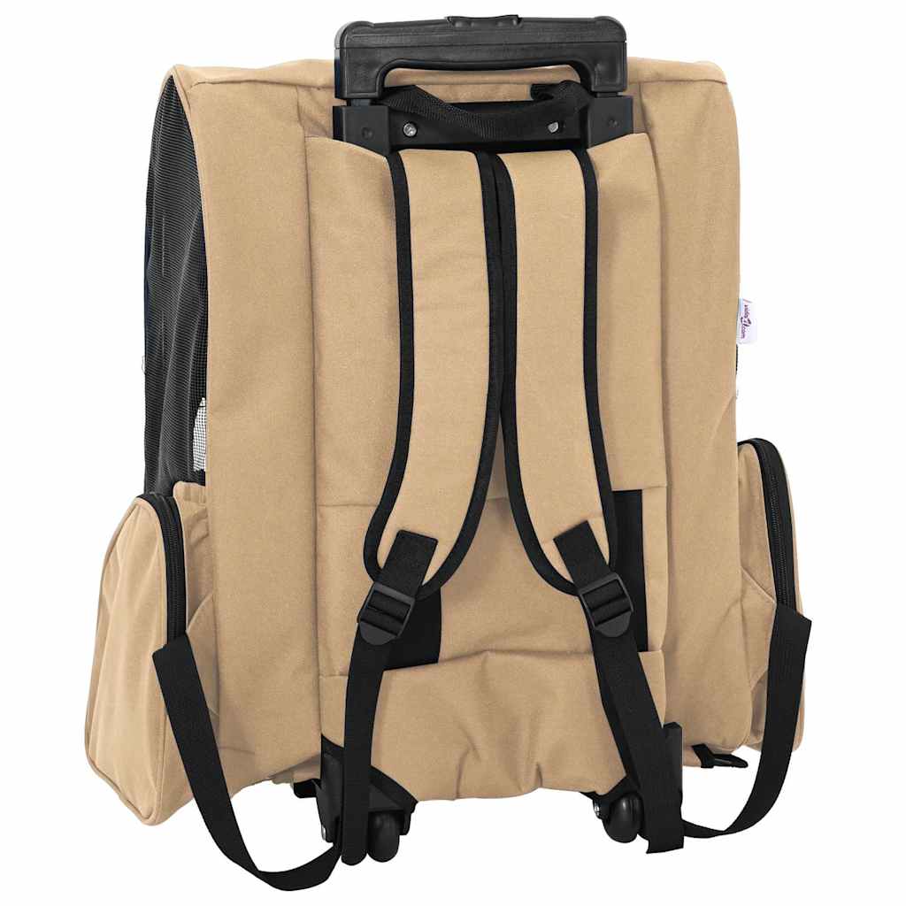 vidaXL Cărucior pentru animale de companie 3 în 1, design nisipos, 48x32x57 cm, material Oxford vidaXL Cărucior pentru animale de companie 3 în 1, design nisipos, 48x32x57 cm, material Oxford