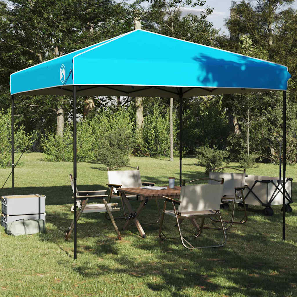 vidaXL Cort Canopy Pop-up albastru 250 x 250 cm țesătură