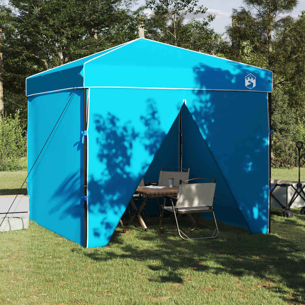 vidaXL Cort Canopy Pop-up albastru 250 x 250 cm țesătură