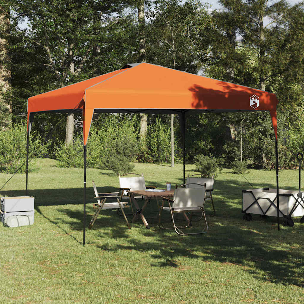 vidaXL Cort Canopy Pop-up Portocaliu 300 x 300 cm țesătură
