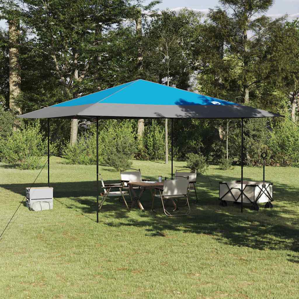 vidaXL Cort Canopy Pop-up albastru 400 x 400 cm țesătură