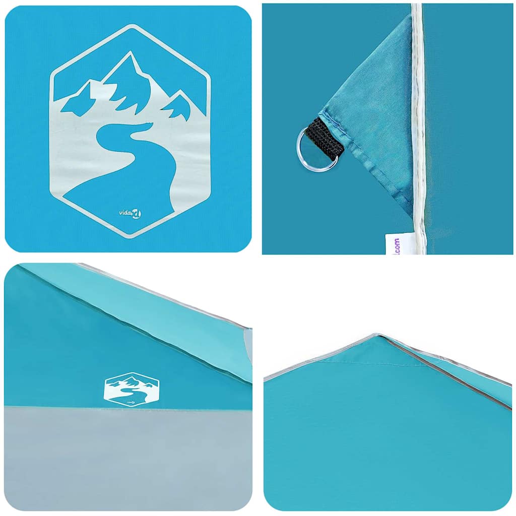 vidaXL Cort Canopy Pop-up albastru 400 x 400 cm țesătură