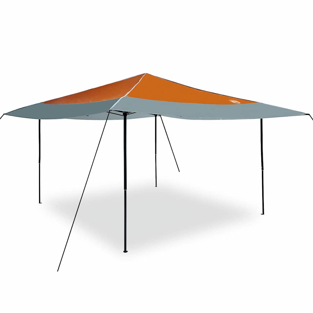 vidaXL Cort cu Copertină Portocaliu 400 x 400 x 227 / 236 / 245 cm