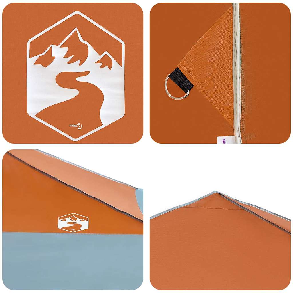 vidaXL Cort cu Copertină Portocaliu 400 x 400 x 227 / 236 / 245 cm