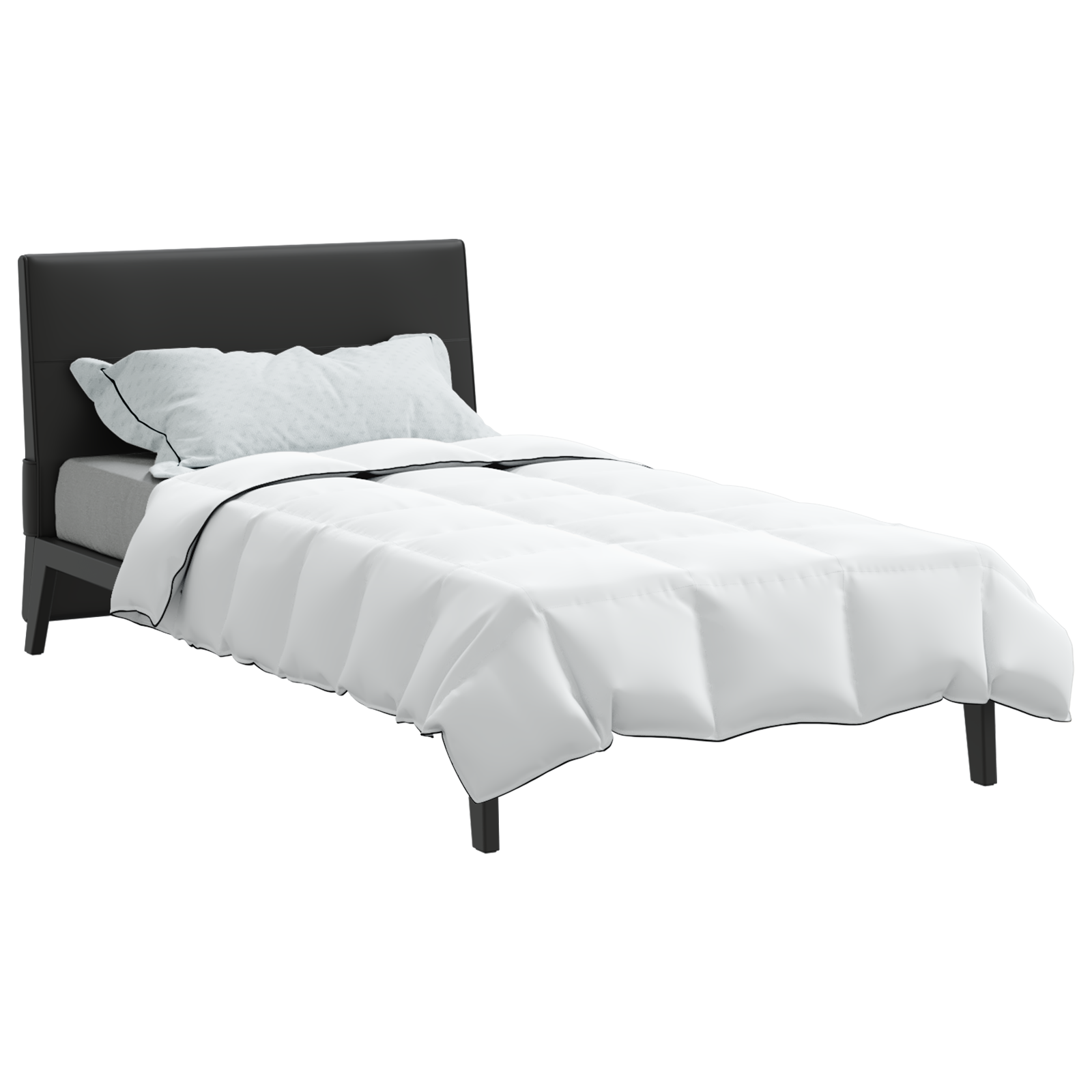 vidaXL Duvet de iarnă Alb 135 x 220 cm Poliester piersiciu de 105gsm vidaXL Duvet de iarnă Alb 135 x 220 cm Poliester piersiciu de 105gsm