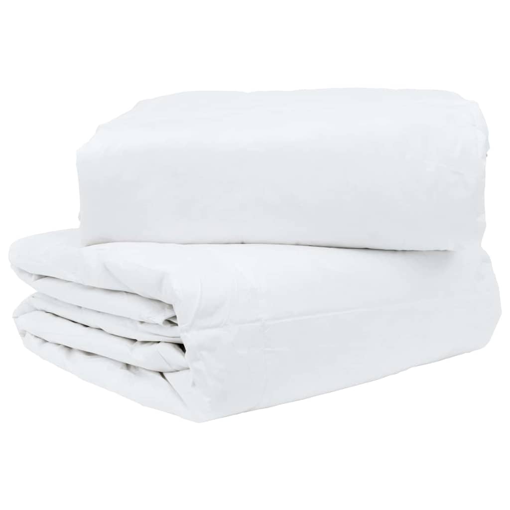 vidaXL Pături și Duvete Alb 200 x 220 cm Jos vidaXL Pături și Duvete Alb 200 x 220 cm Jos