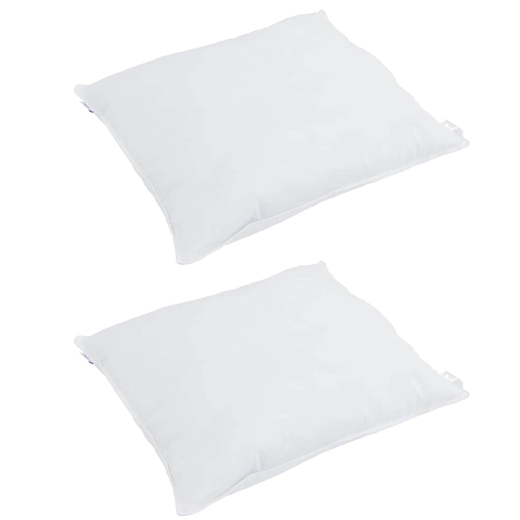 vidaXL Perne 2 pcs Alb 80 x 80 cm 130gsm 100% bumbac vidaXL Perne 2 pcs Alb 80 x 80 cm 130gsm 100% bumbac