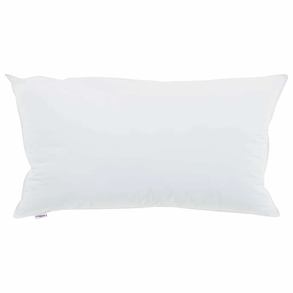 vidaXL Pernă cu pernă Alb 40 x 80 cm 130gsm 100% bumbac vidaXL Pernă cu pernă Alb 40 x 80 cm 130gsm 100% bumbac