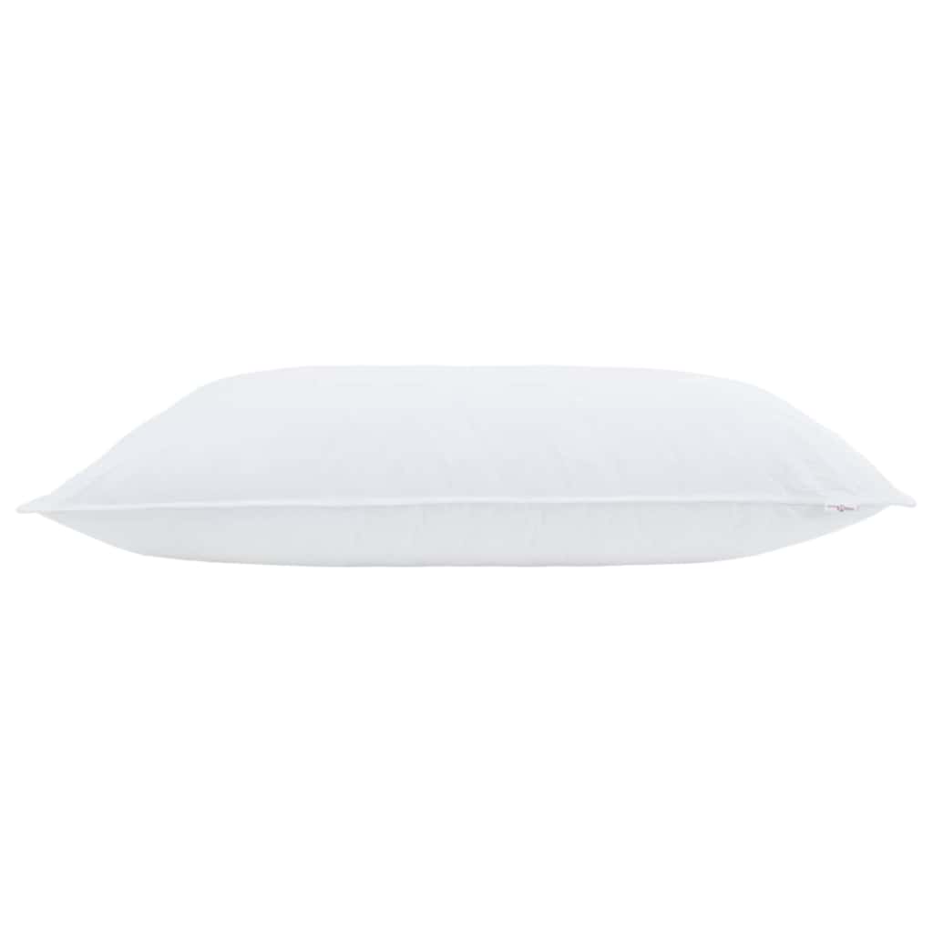vidaXL Pernă cu pernă Alb 40 x 80 cm 130gsm 100% bumbac vidaXL Pernă cu pernă Alb 40 x 80 cm 130gsm 100% bumbac