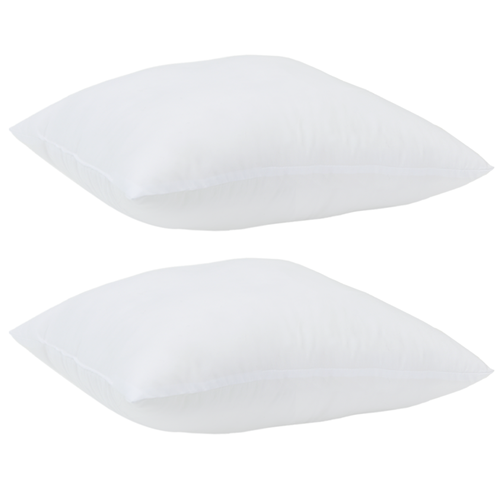 vidaXL Perne 2 pcs Alb 50 x 50 cm 85gsm 100% poliester