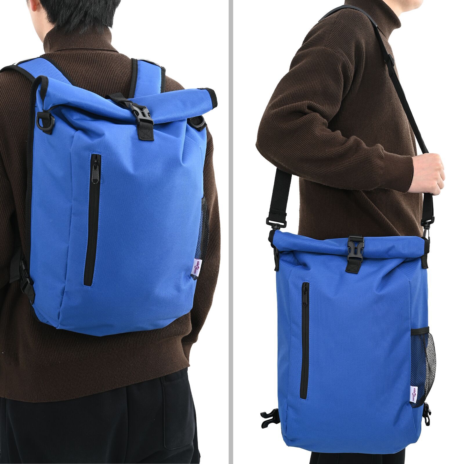 vidaXL Geanta de bicicletă pentru suport de bagaje 20 L Albastră 31x13x58 cm vidaXL Geanta de bicicletă pentru suport de bagaje 20 L Albastră 31x13x58 cm