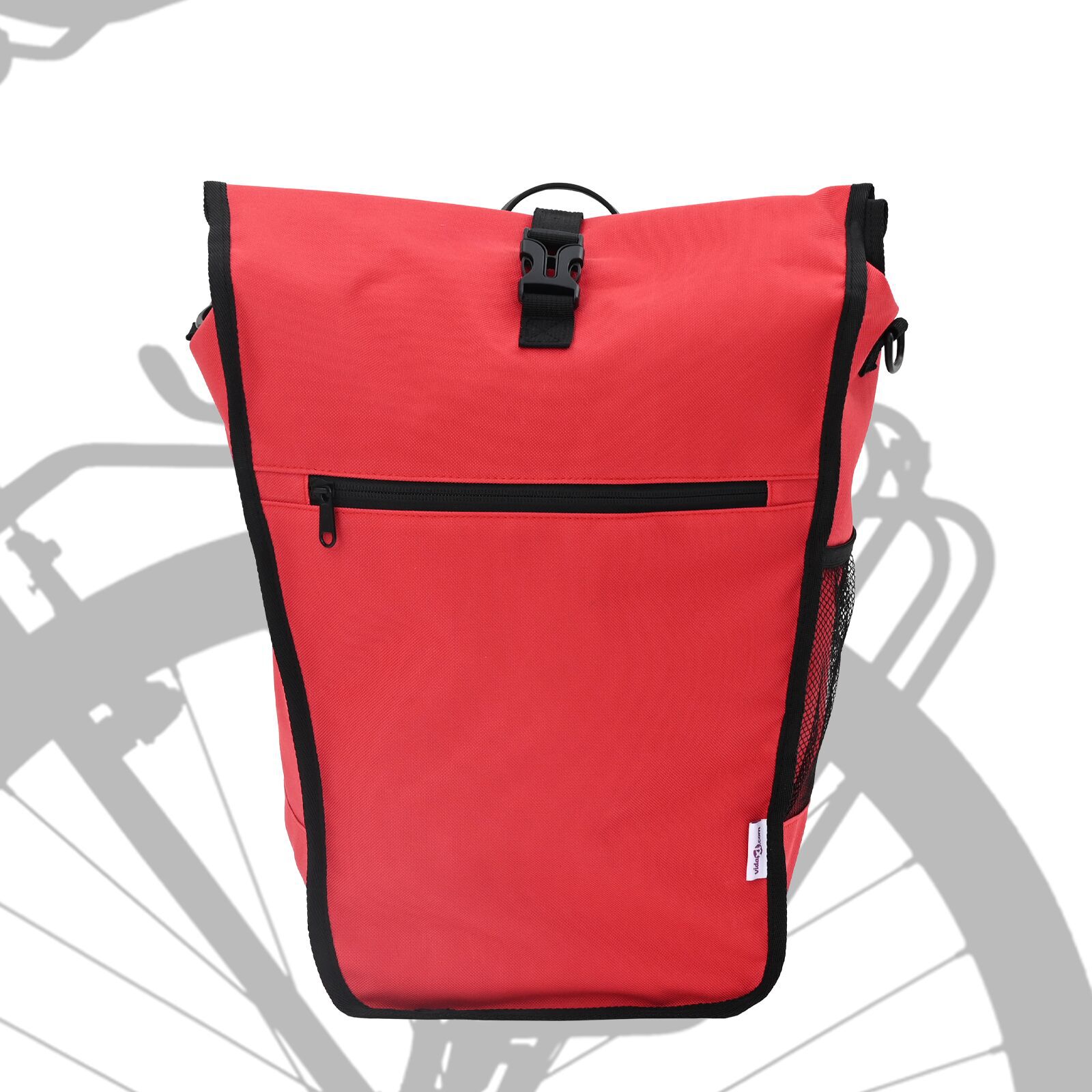 vidaXL Geanta de bicicletă pentru rack de pannier 20 L Roșie 34x16x59 cm vidaXL Geanta de bicicletă pentru rack de pannier 20 L Roșie 34x16x59 cm
