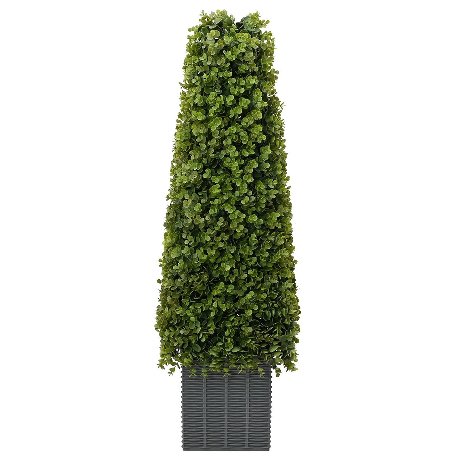 vidaXL Planta artificială Eucalipt, cu ghiveci, 27x27x90 cm, verde vidaXL Planta artificială Eucalipt, cu ghiveci, 27x27x90 cm, verde