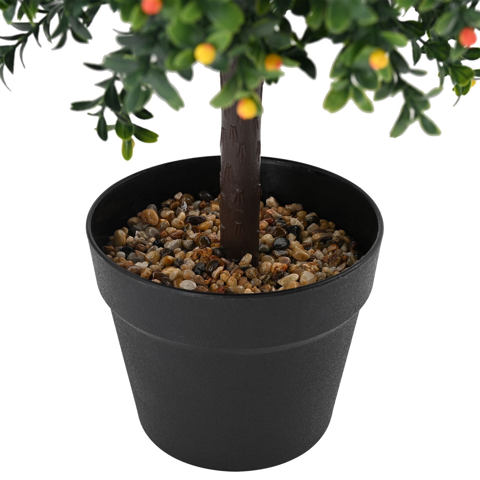 vidaXL Copac artificial cu fructe, cu ghiveci, 35x50 cm, verde vidaXL Copac artificial cu fructe, cu ghiveci, 35x50 cm, verde