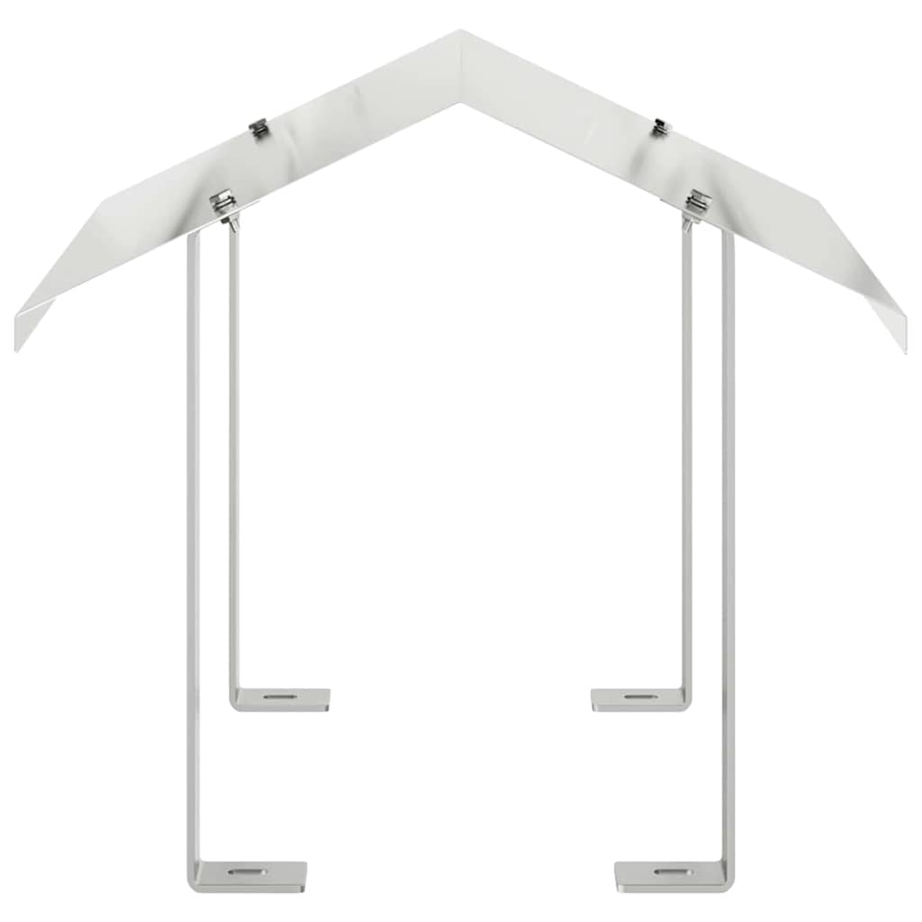 vidaXL Hood pentru coș de fum Argintiu 40 x 40 x 37,5 cm