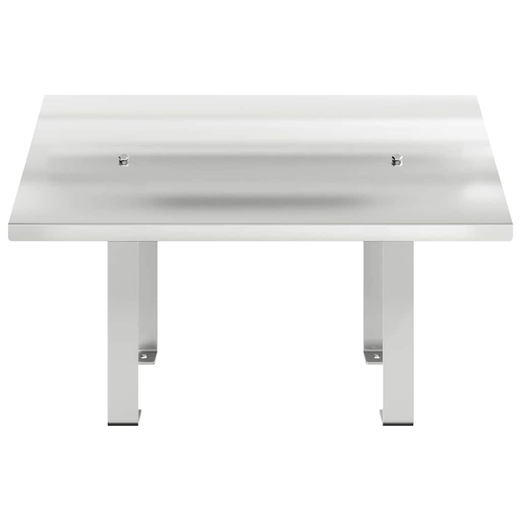 vidaXL Hood pentru coș de fum Argintiu 50 x 50 x 37 cm Oţel inoxidabil