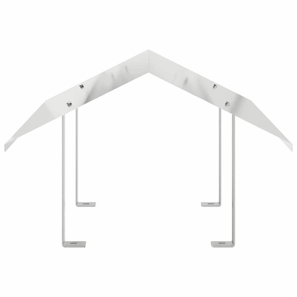 vidaXL Hood pentru coș de fum Argintiu 60 x 60 x 38 cm Oţel inoxidabil