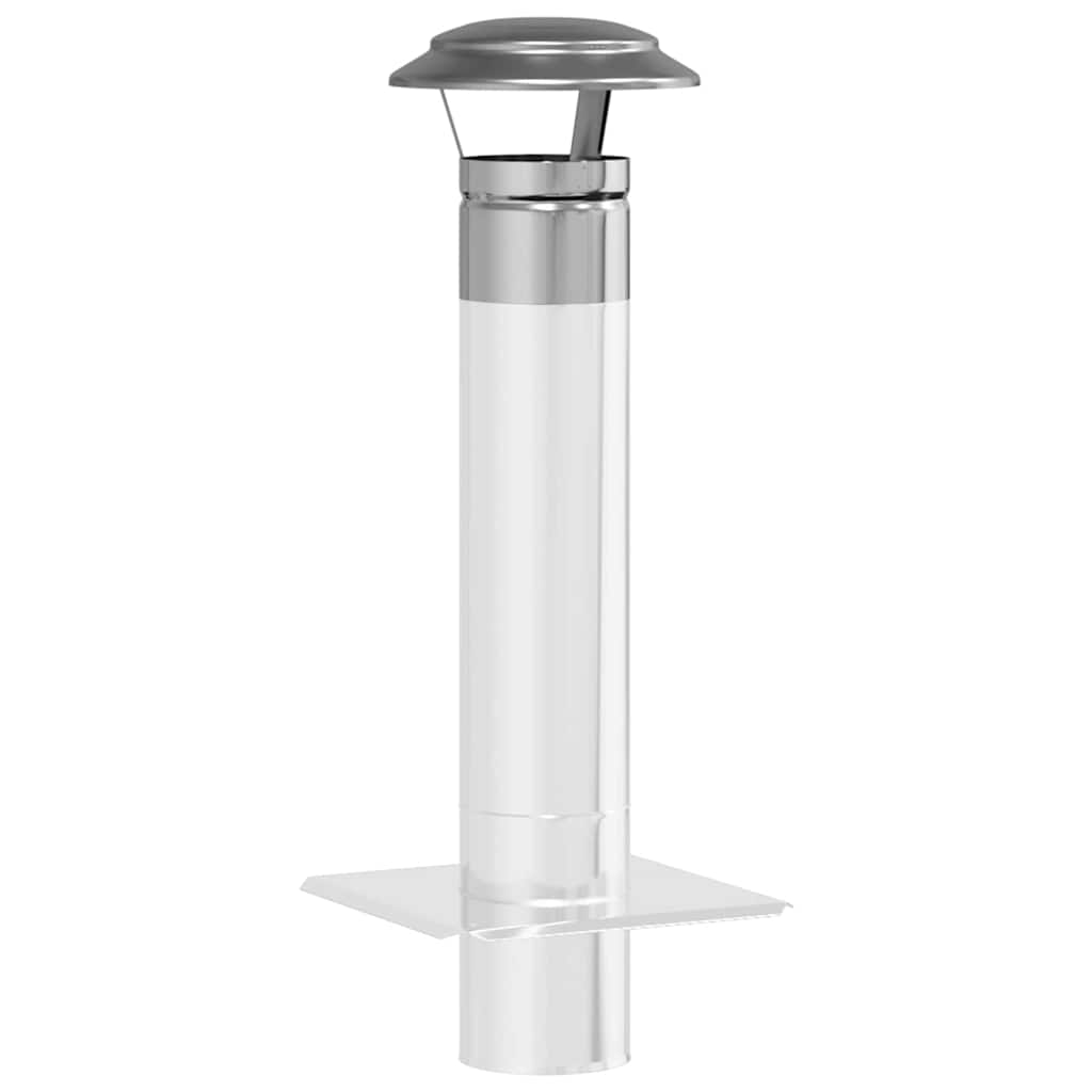 vidaXL Husă de ploaie pentru coș Argintiu 20 x 20 x 18 cm