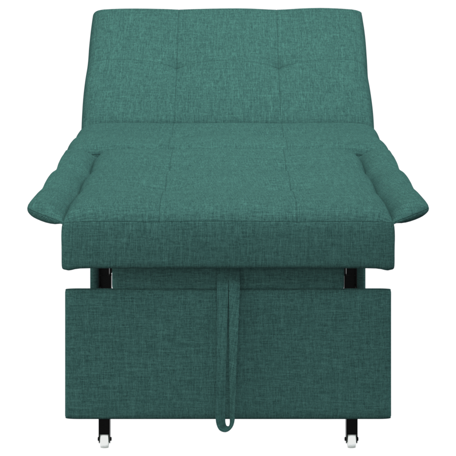 vidaXL Pat canapea Verde închis 194 x 67 x 37 cm țesătură vidaXL Pat canapea Verde închis 194 x 67 x 37 cm țesătură