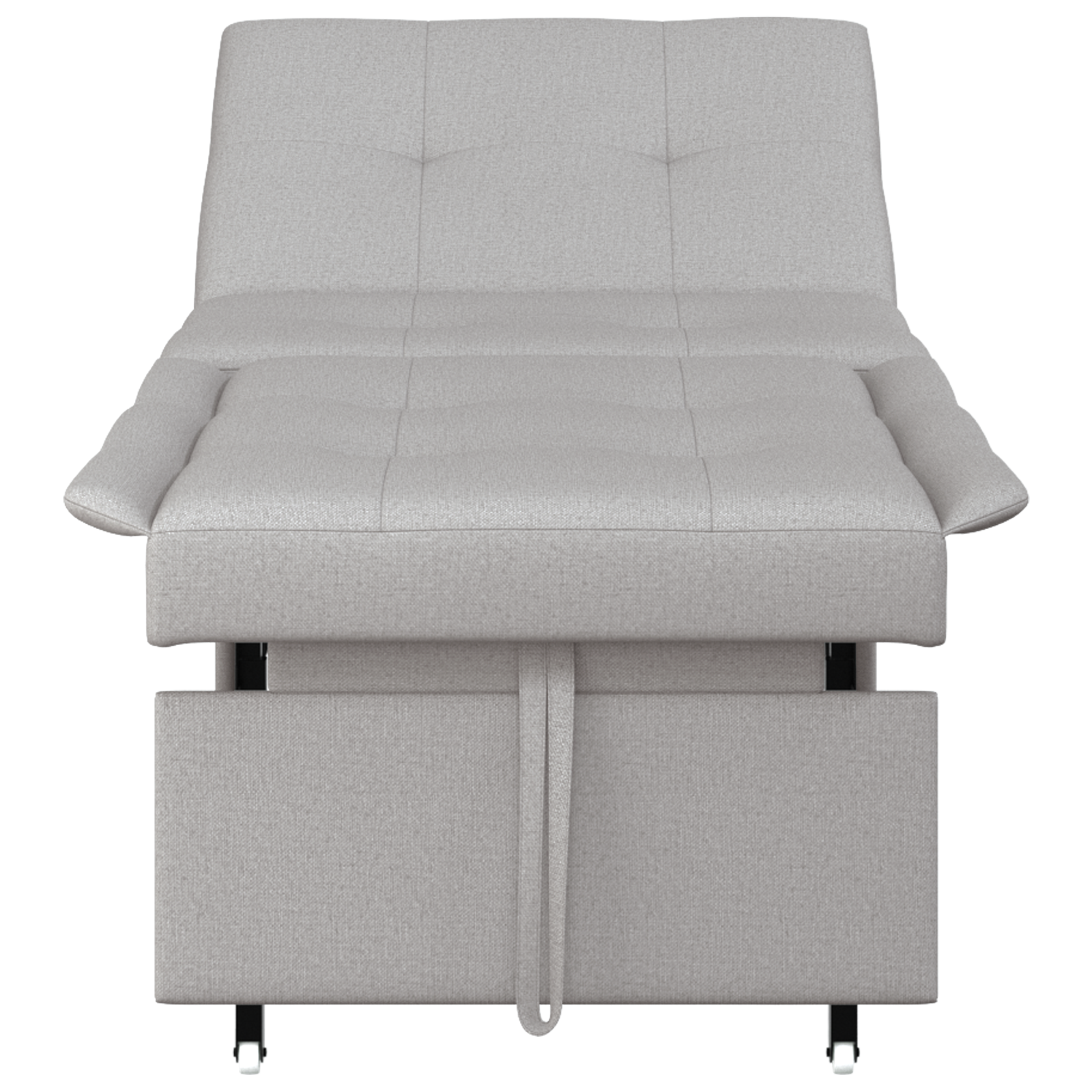 vidaXL Pat canapea Gri 194 x 67 x 37 cm țesătură