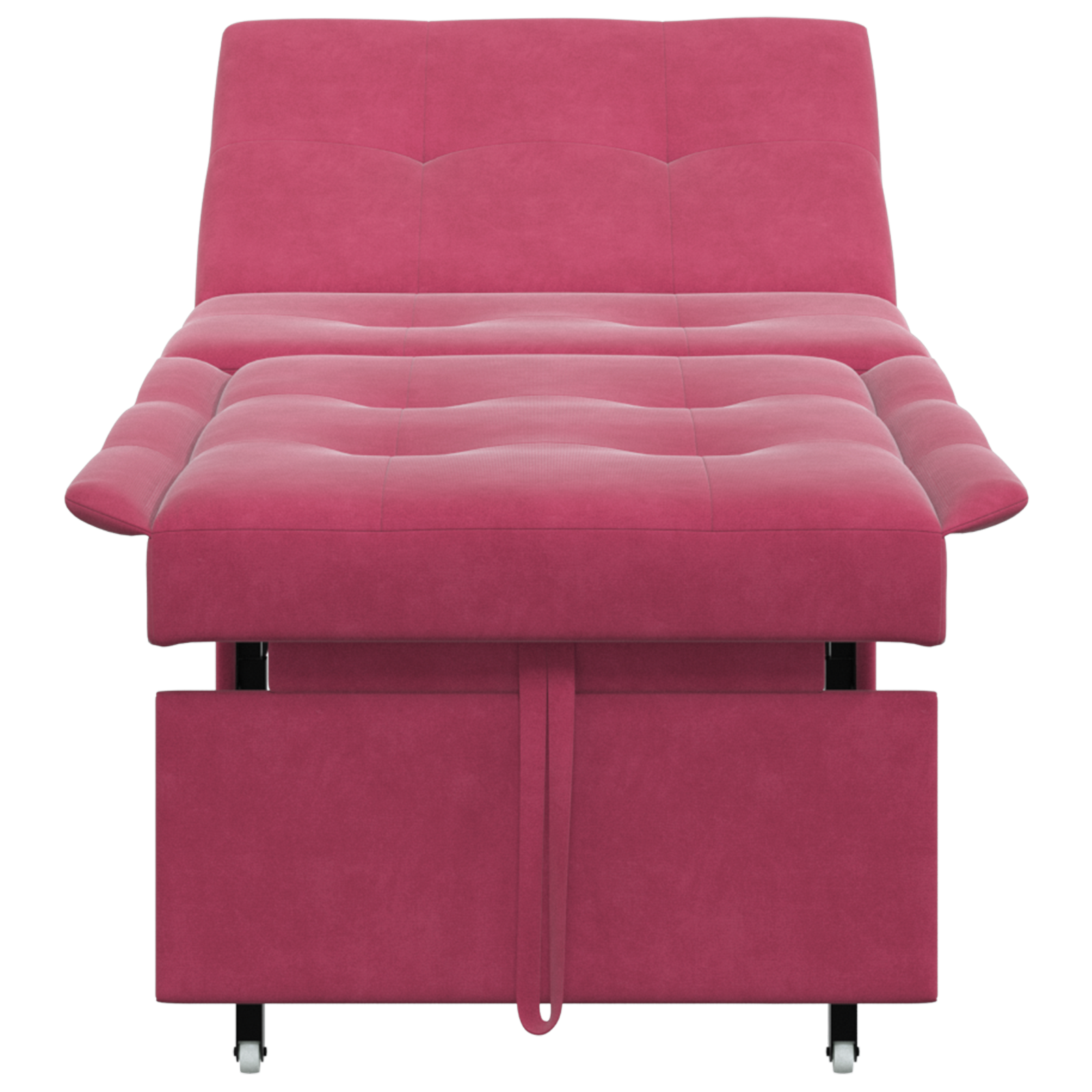 vidaXL Canapea extensibilă bordo 67 x 194 x 38 cm Catifea vidaXL Canapea extensibilă bordo 67 x 194 x 38 cm Catifea