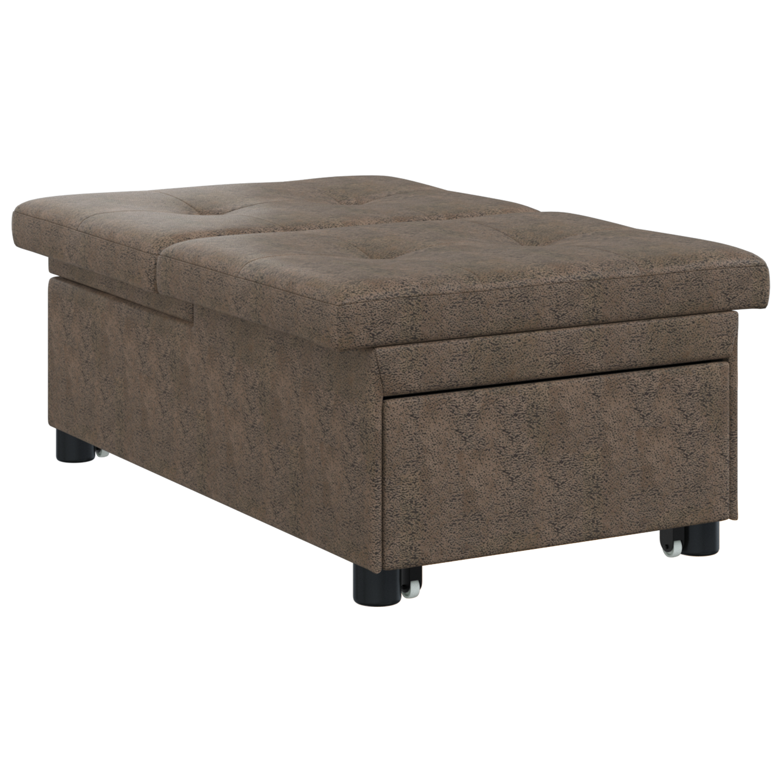 vidaXL Canapea extensibilă Verde militar 67 x 194 x 38 cm vidaXL Canapea extensibilă Verde militar 67 x 194 x 38 cm