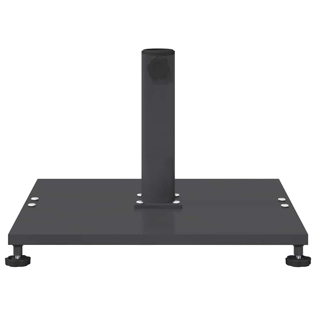 vidaXL Bază pentru umbrelă Gri închis 45 x 45 x 31 cm