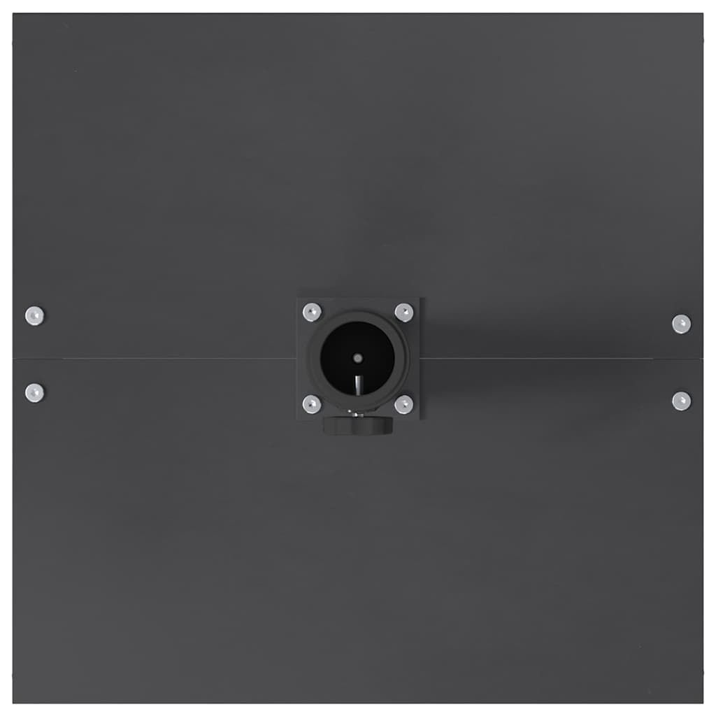 vidaXL Bază pentru umbrelă Gri închis 45 x 45 x 31 cm