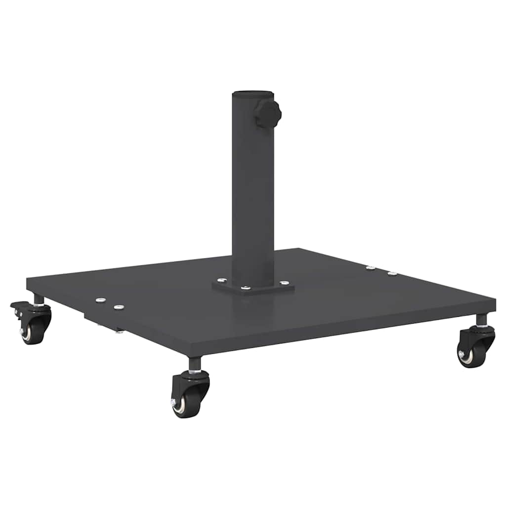 vidaXL Bază pentru umbrelă Gri închis 45 x 45 x 31,5 cm