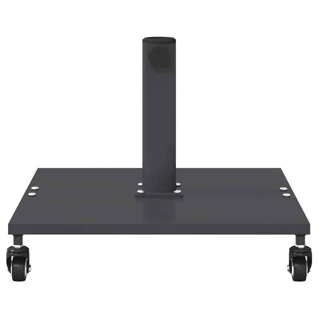 vidaXL Bază pentru umbrelă Gri închis 45 x 45 x 31,5 cm