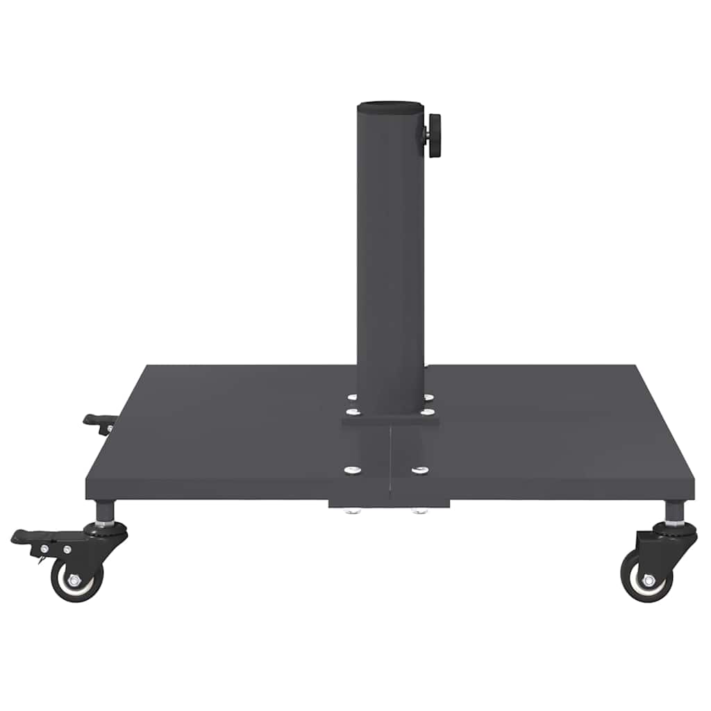 vidaXL Bază pentru umbrelă Gri închis 45 x 45 x 31,5 cm