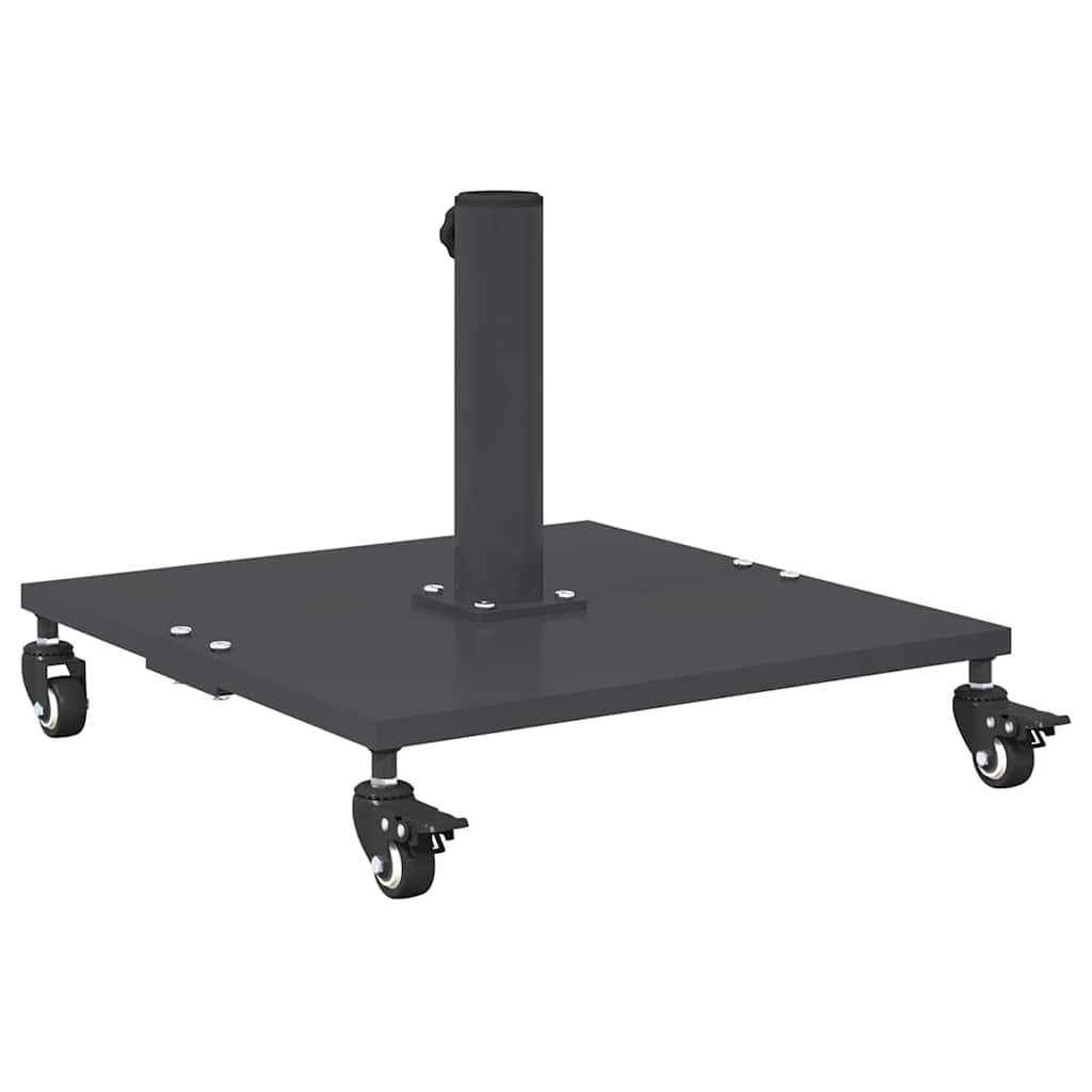 vidaXL Bază pentru umbrelă Gri închis 45 x 45 x 31,5 cm