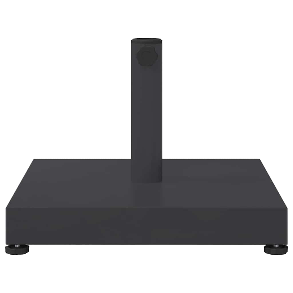 vidaXL Bază pentru umbrelă Gri închis 45 x 45 x 31,5 cm