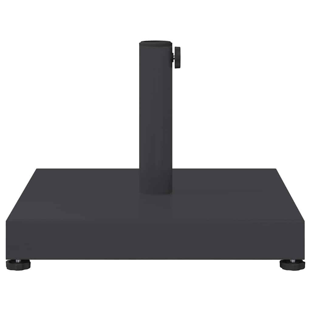 vidaXL Bază pentru umbrelă Gri închis 45 x 45 x 31,5 cm