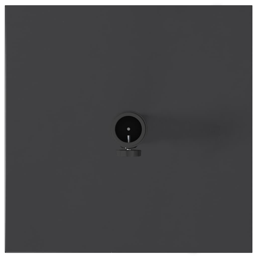 vidaXL Bază pentru umbrelă Gri închis 45 x 45 x 31,5 cm