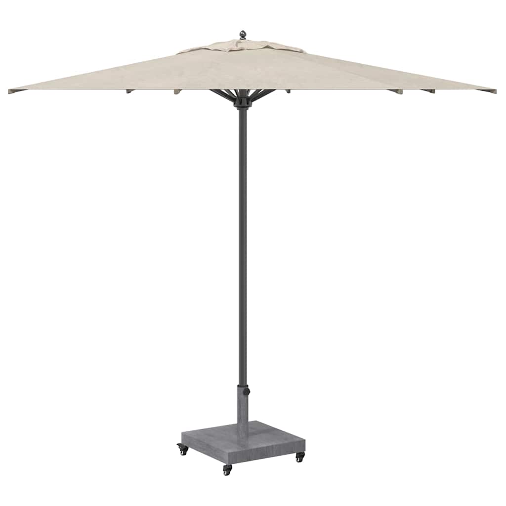 vidaXL Bază pentru umbrelă Aspect de lemn gri închis 45 x 45 x 31,5 cm