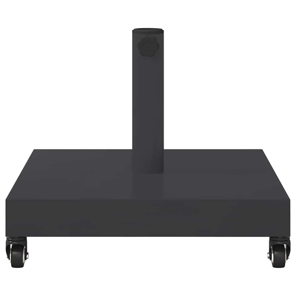 vidaXL Bază pentru umbrelă Gri închis 45 x 45 x 31,5 cm