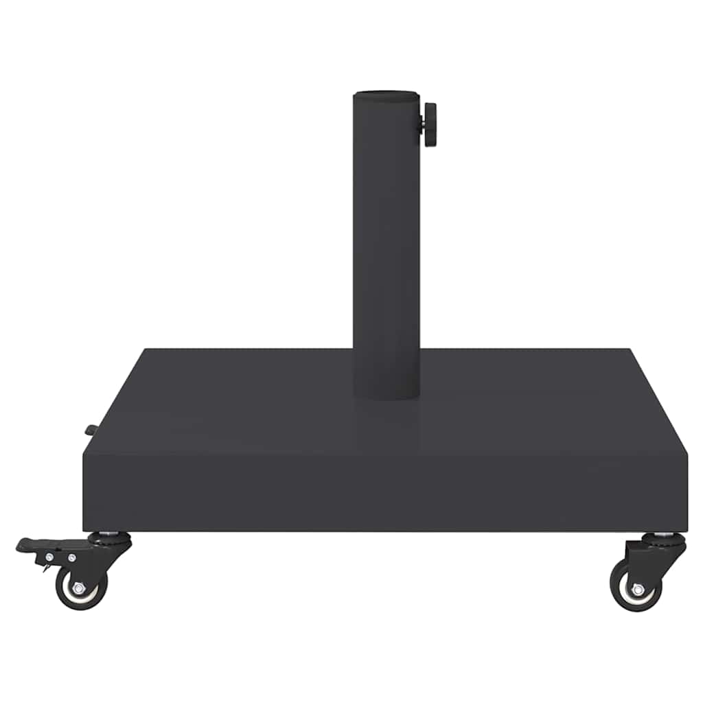 vidaXL Bază pentru umbrelă Gri închis 45 x 45 x 31,5 cm