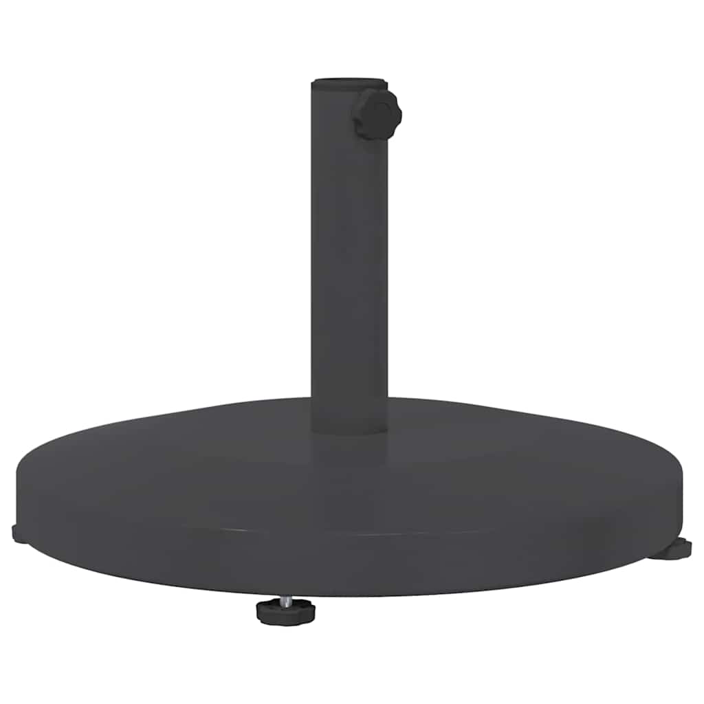 vidaXL Bază pentru umbrelă Gri închis 48 x 48 x 32 cm