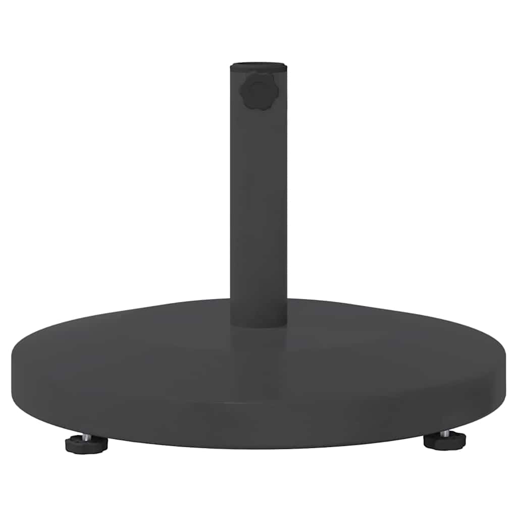 vidaXL Bază pentru umbrelă Gri închis 48 x 48 x 32 cm