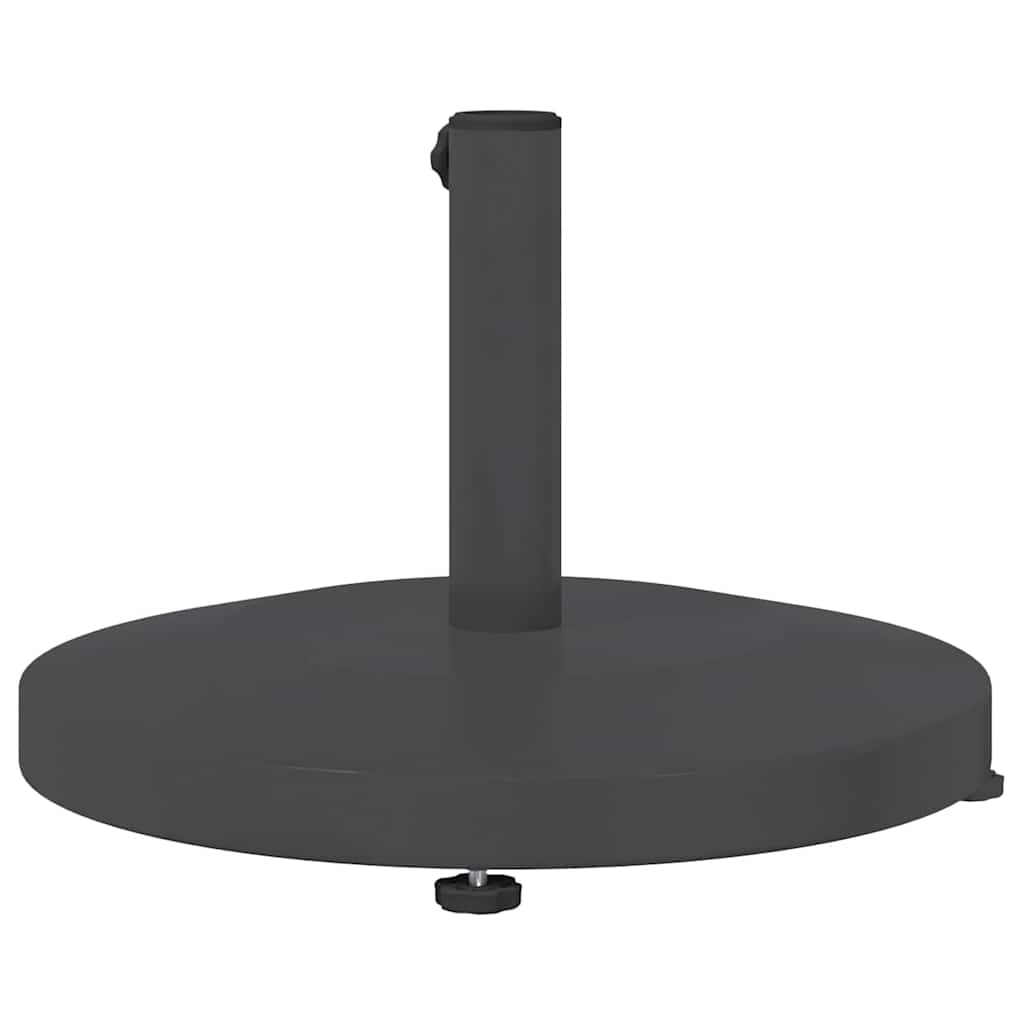 vidaXL Bază pentru umbrelă Gri închis 48 x 48 x 32 cm